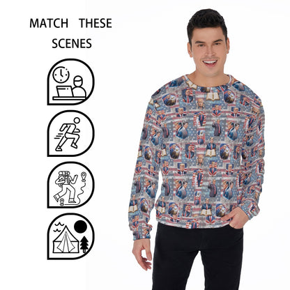 20 Donald Trump Designs, Men’s Polyester Thickened Sweater