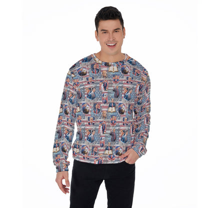 20 Donald Trump Designs, Men’s Polyester Thickened Sweater