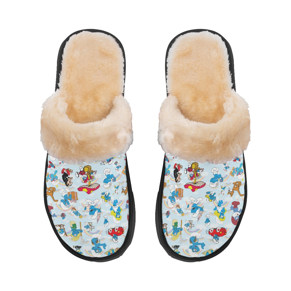 20 Misc Designs, Women’s Plush, Fluffy Slippers