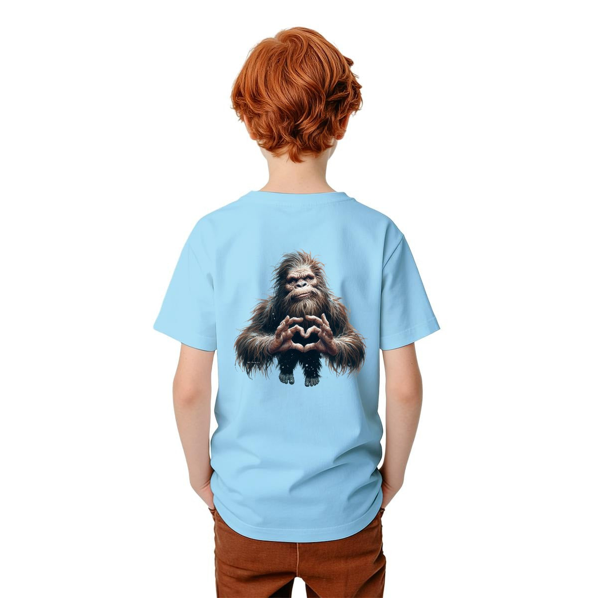 Bigfoot Sasquatch Designs, Kid’s Double Sided Gildan 5000B T Shirt