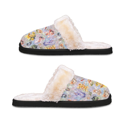 6 Fairy Designs, Women’s Plush, Fluffy Slippers
