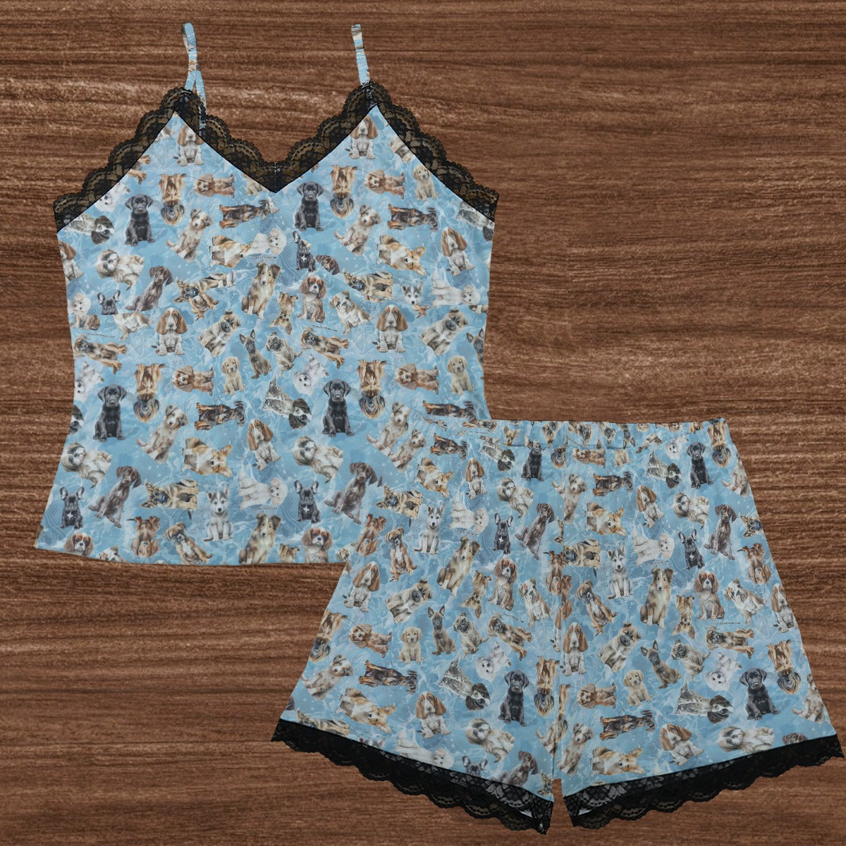 Squatchy Sized Ladies 2 piece Animal Themed Lacy Pajamas / lingerie