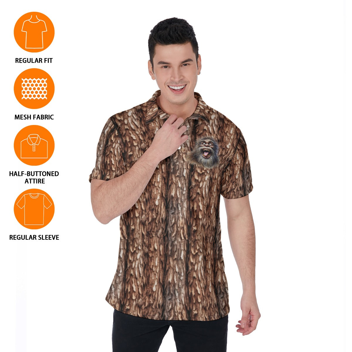 Bigfoot / Sasquatch, Men's Polo Shirt
