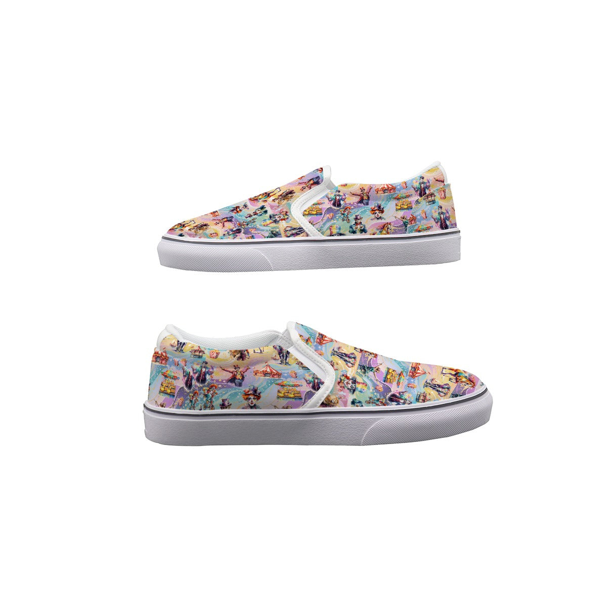 Awesome Designs, Men's Slip On Sneakers, dragons, zombies & More