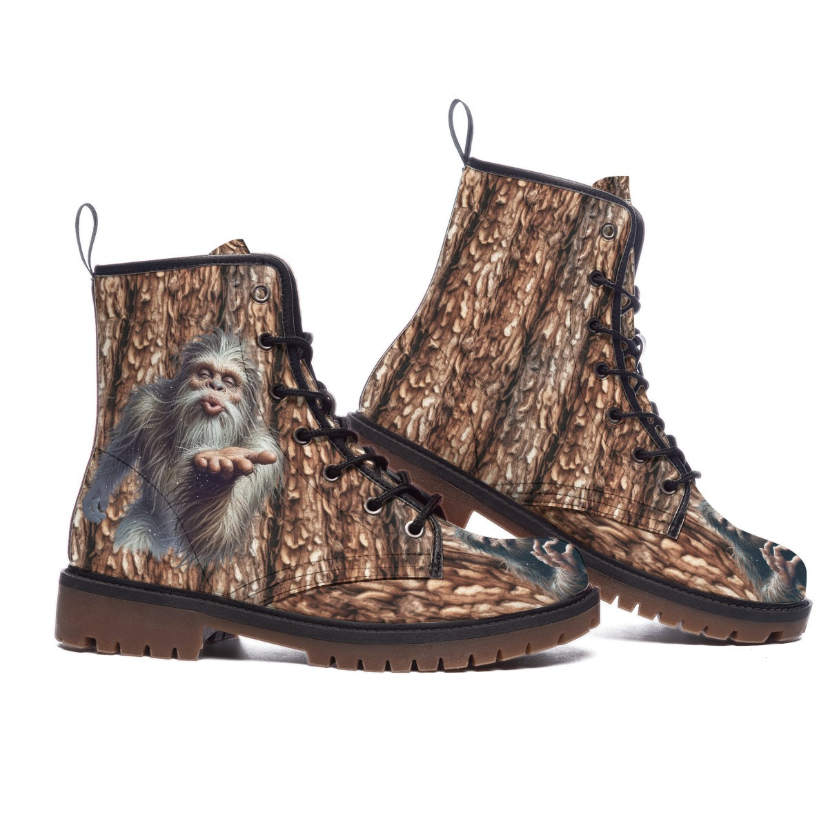 Bigfoot, Sasquatch, Blow Kiss, Women's Martin Short Hiking Boots