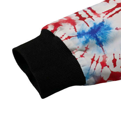 19 Tie Dye Designs, Fleece Bomber Jacket