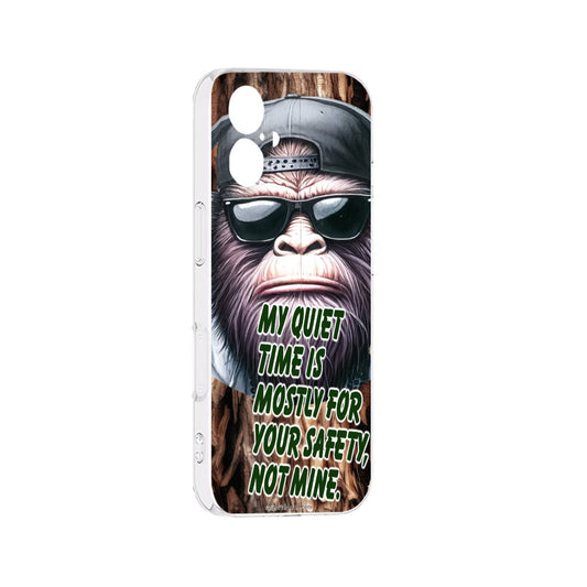 Bogfoot Sasquatch "my quiet time.."  IPhone 17 Series (4 models) TP Cell Mobile Phone Case