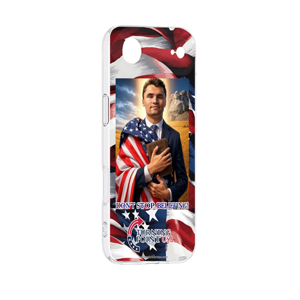 Charlie Kirk, "Don't Stop Believing", IPhone 17 Series (4 models) TP Cell Mobile Phone Case