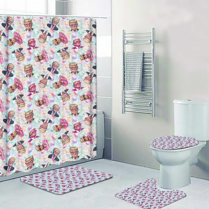 20 Donald Trump Designs, 4 Piece Bathroom Set - 4 Sizes