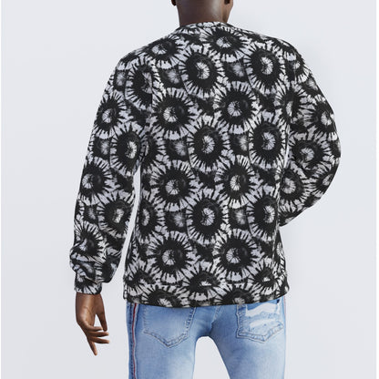 Special Tie Dye Print Men's Poly Sweater - 20 MAGA Dsigns
