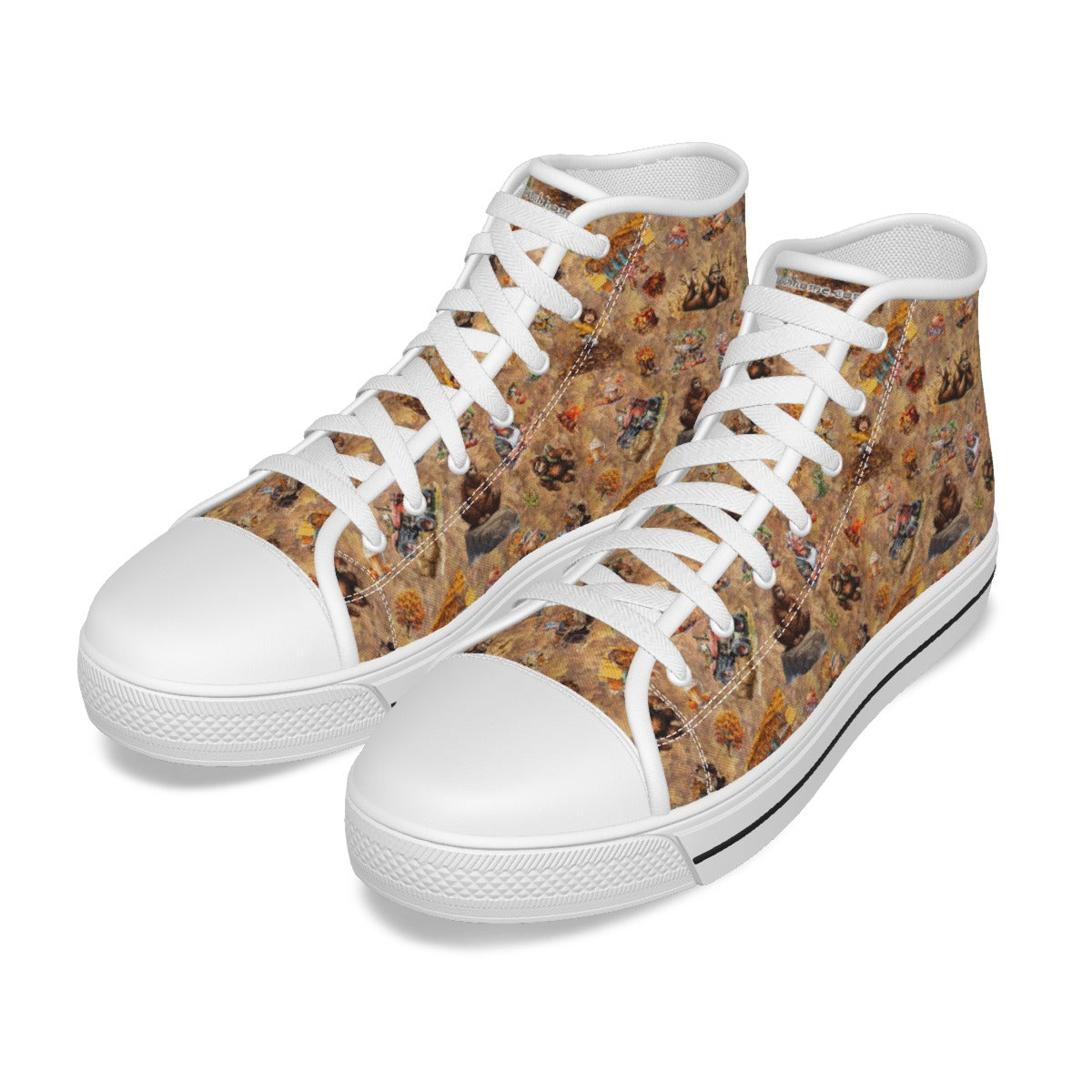 Bigfoot 1 Sasquatch Kid's Canvas Shoes - Set 1 of 2