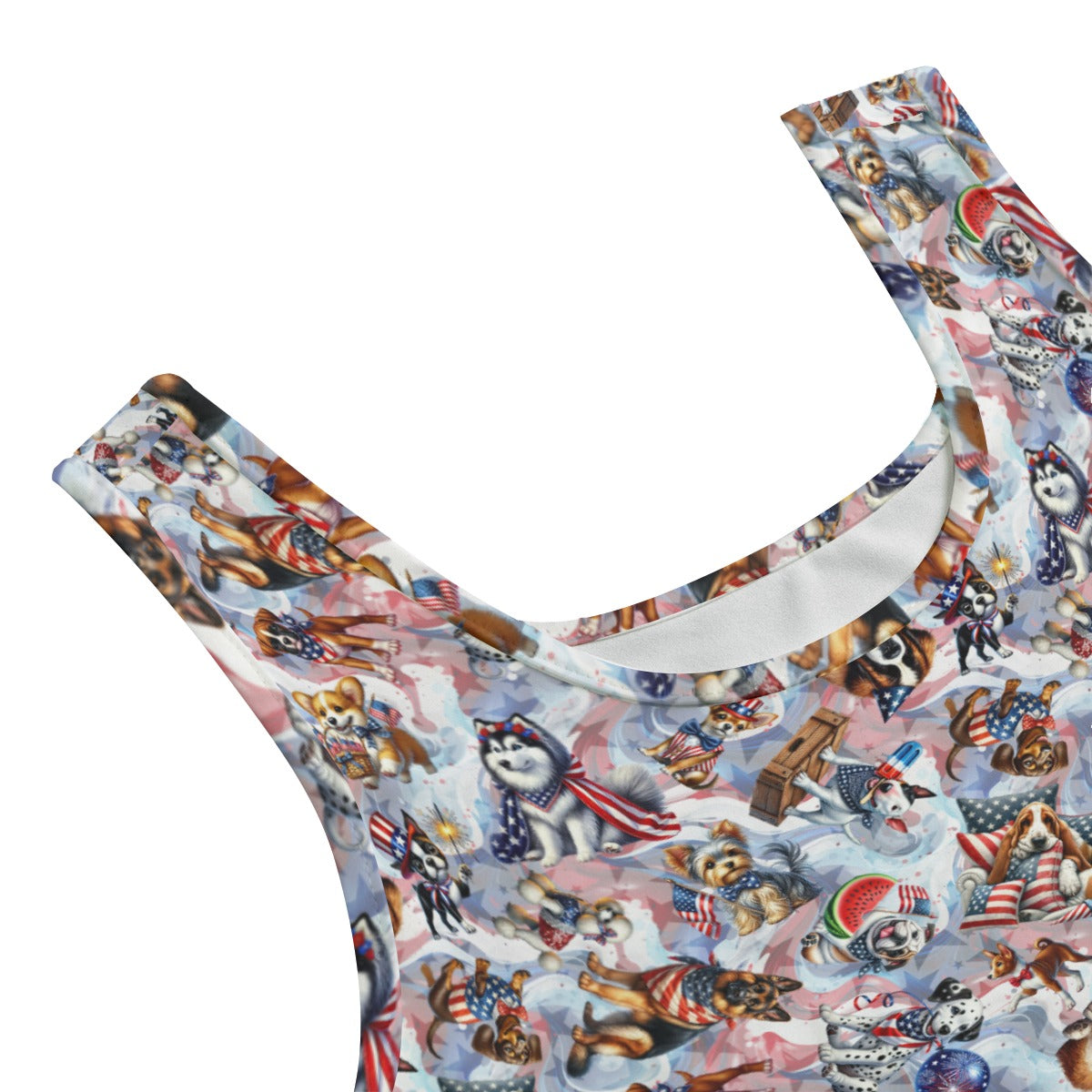 8 Patriotic Designs, Women’s 2 Piece Yoga Short Set