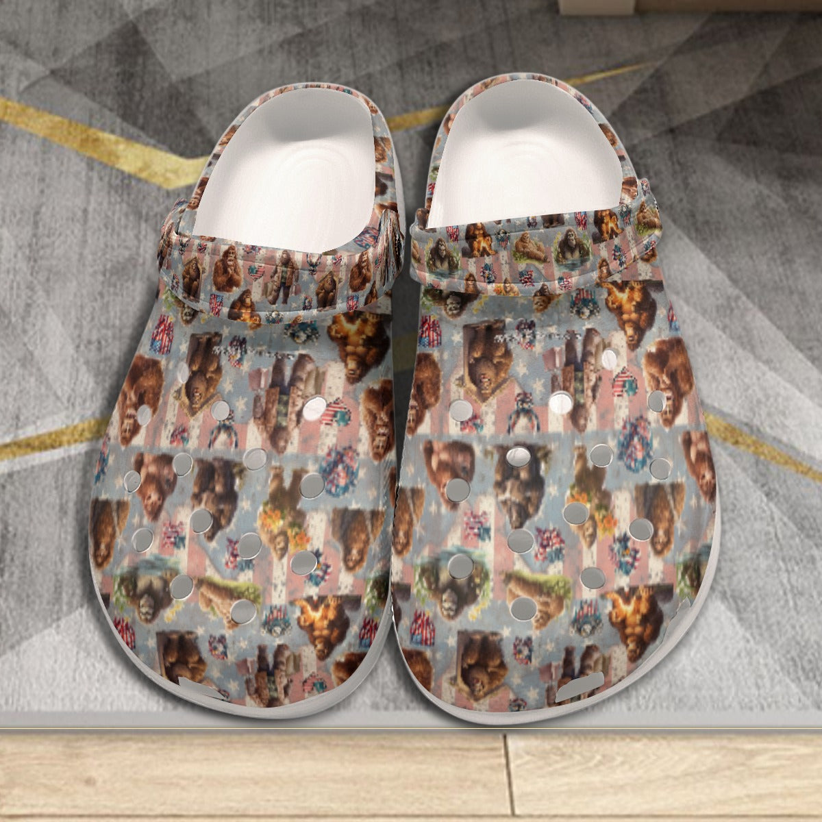 10 Bigfoot / Sasquatch Designs, Women's Classic Clogs