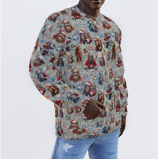 20 Bigfoot / Sasquatch Designs,  Men's Poly Sweater, Bigfoot Shirt, Sasquatch top