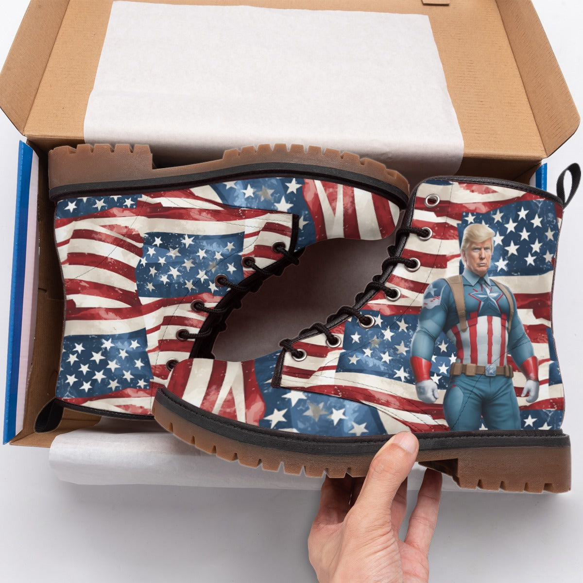 Donald Trump Superheroes, Men’s Martin Short Boots