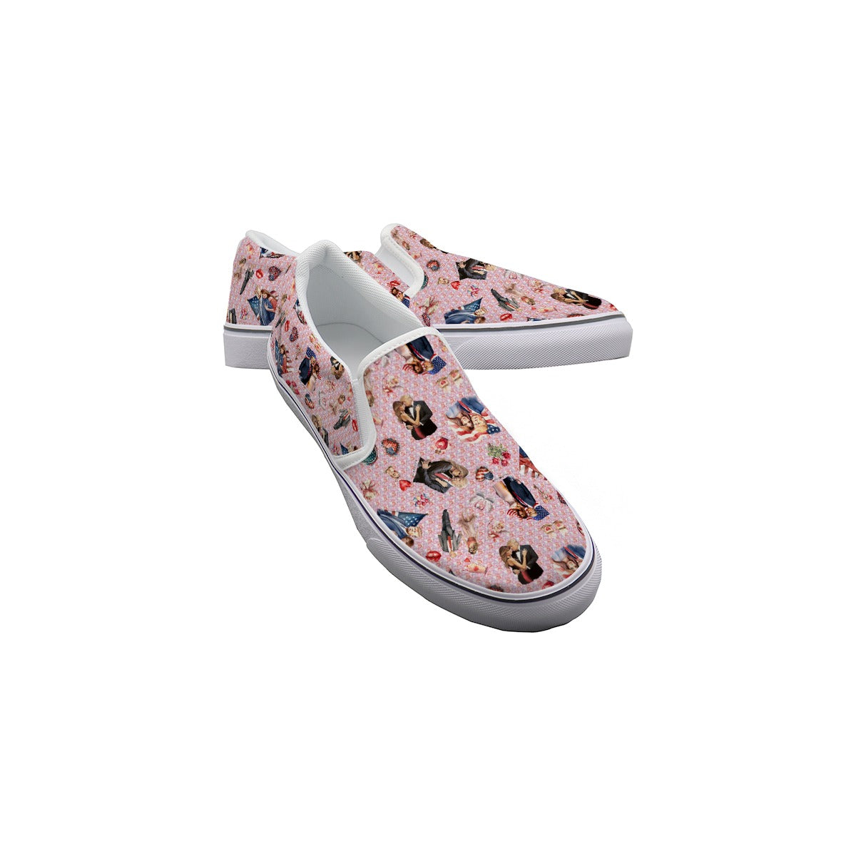 Donald Trump Designs, Women's Slip On Sneakers