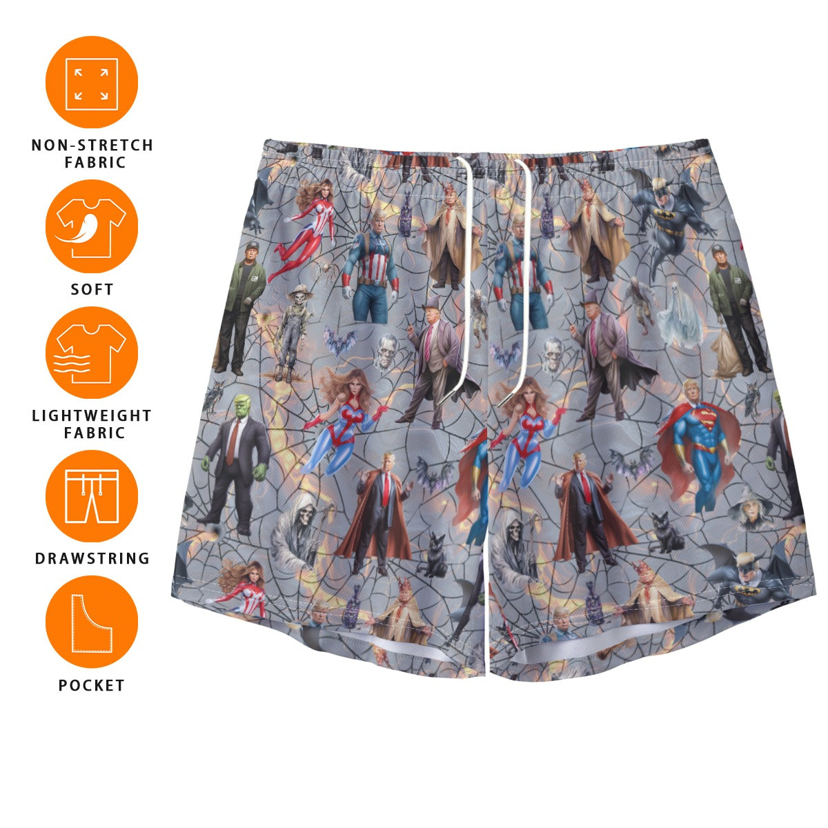 Trump Themed Men's Pocketed Shorts