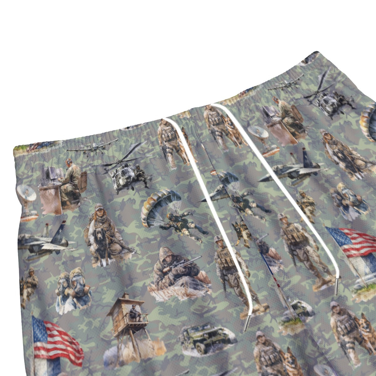 Mythical / Awesome Themed Men's Pocketed Shorts