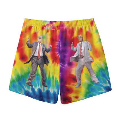 Tie Dye Donald & Melania Trump  Men's Pocket Customizable Shorts