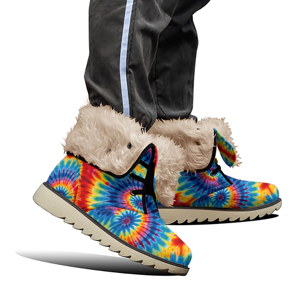19 Tie Dye Designs, Women’s Plush Velvet Lined Boots