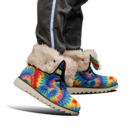 19 Tie Dye Designs, Women’s Plush Velvet Lined Boots