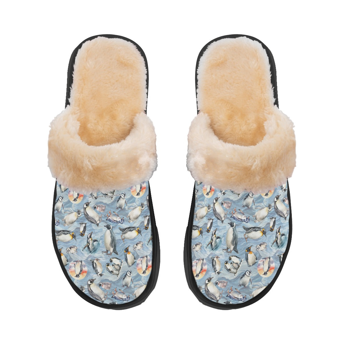 10 Animal Designs, Men’s Plush, Fuzzy Slippers