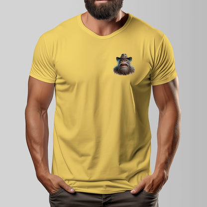 Bigfoot, Sasquatch "I'm Sorry I called You ignorant" Cotton Short Sleeve Double Sided T-shirt