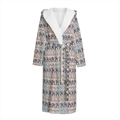 20 Donald Trump Designs,  Flannel Hooded bathrobe, Robe