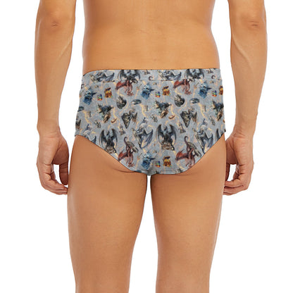 10 Misc Designs, Men’s Polyester Triangle, Low Rise Underwear