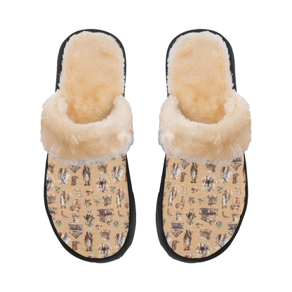 20 Misc Designs, Women’s Plush, Fluffy Slippers