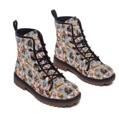 21 Bigfoot, Sasquatch Designs, Women's Martin Short Hiking Boots
