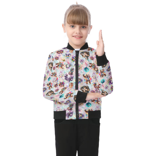 20 Bigfoot Sasquatch Designs, Kid’s Bomber Jacket