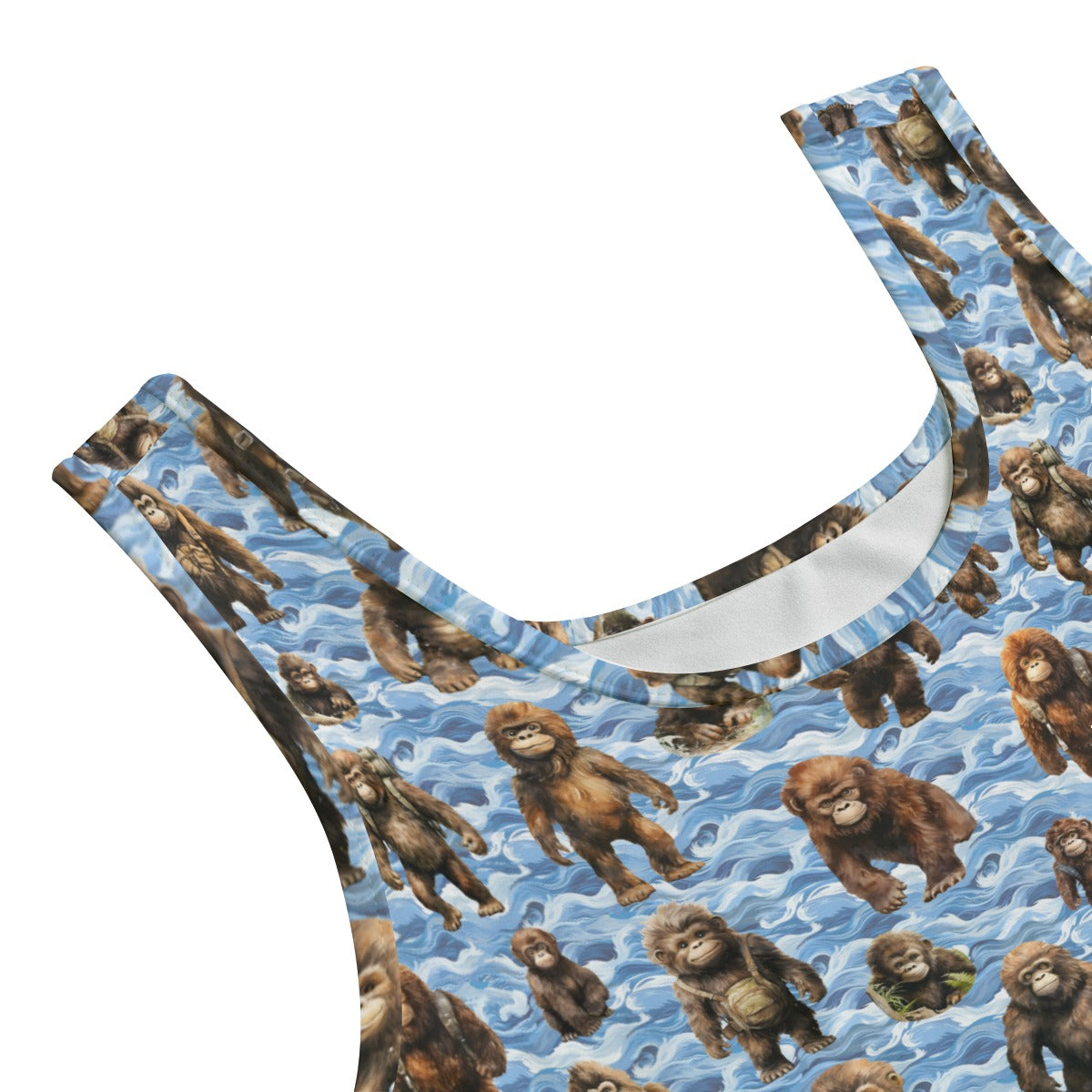 10 Bigfoot / Sasquatch Designs, Women’s 2 Piece Yoga Short Set