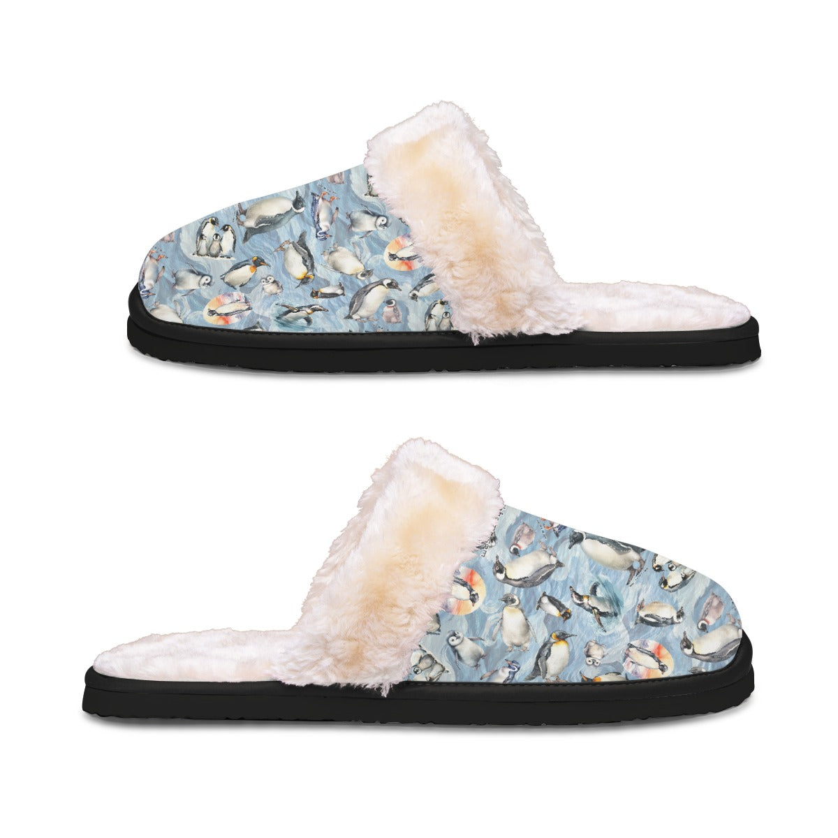 10 Animal Designs, Men’s Plush, Fuzzy Slippers