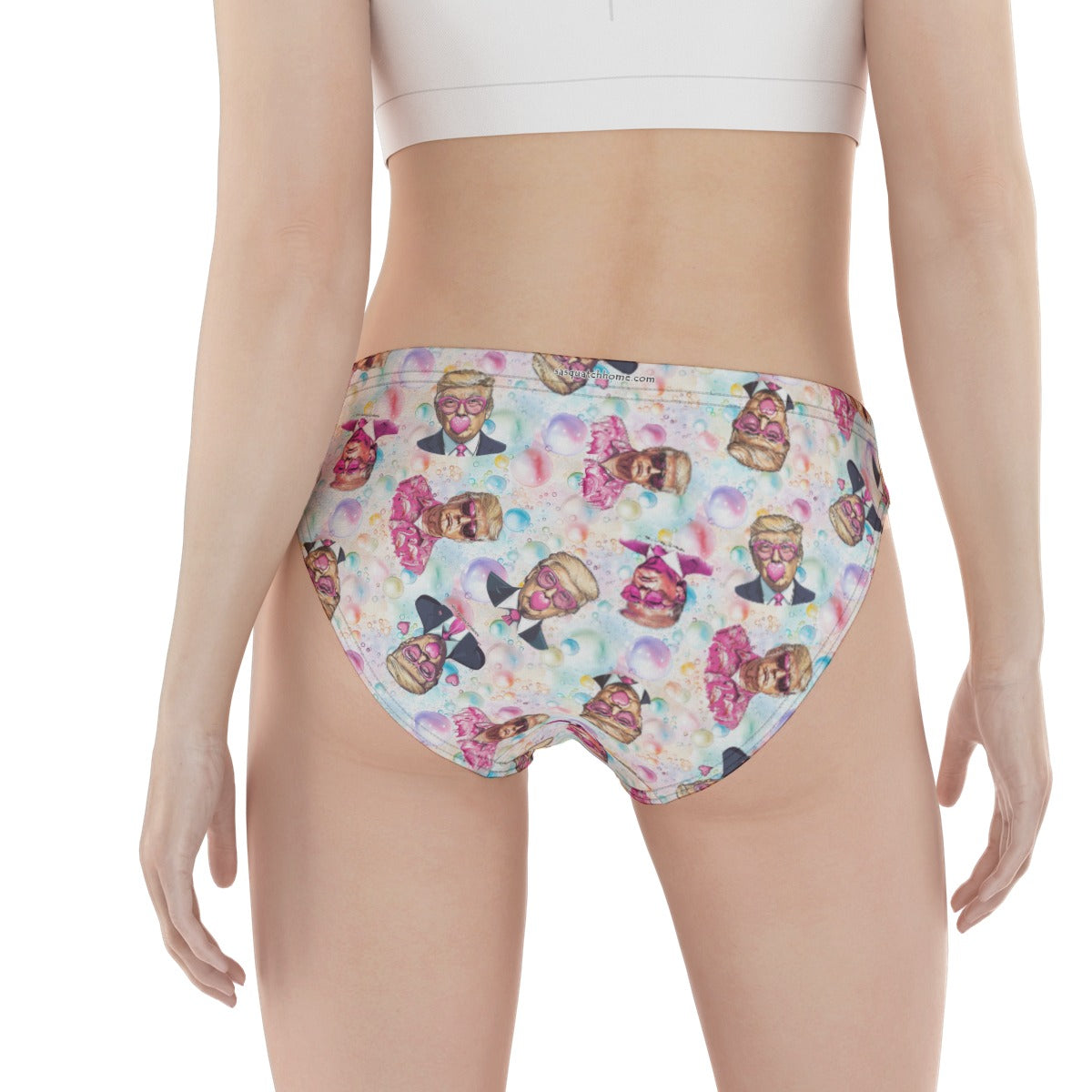 Donald Trump Themed Women's Briefs Underwear, Panties, Trump Briefs
