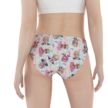 Donald Trump Themed Women's Briefs Underwear, Panties, Trump Briefs