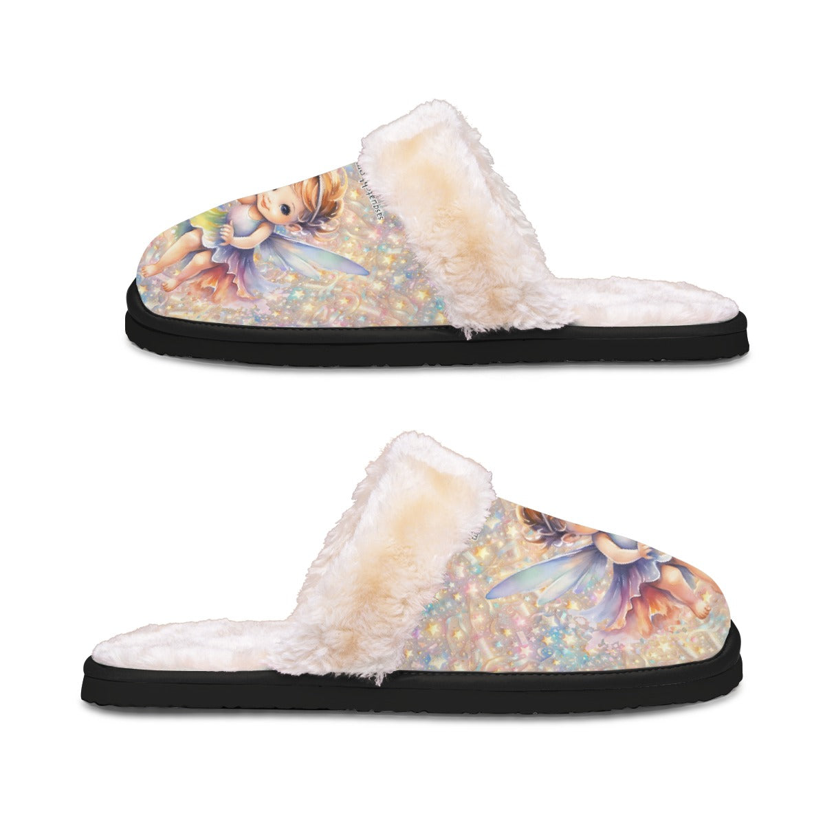 Baby Fairies, Women’s Plush, Fluffy Slippers
