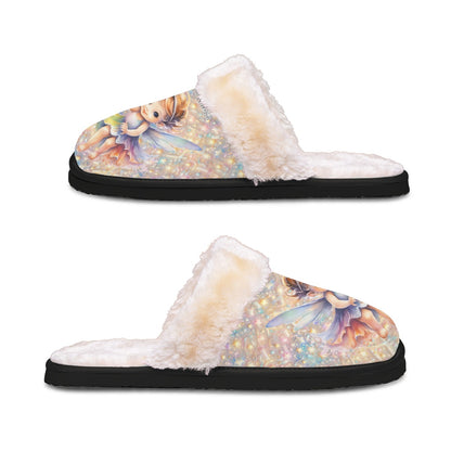 Baby Fairies, Women’s Plush, Fluffy Slippers