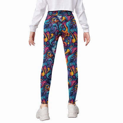 12 Galaxy / Outer Space Designs, Kid’s Leggings