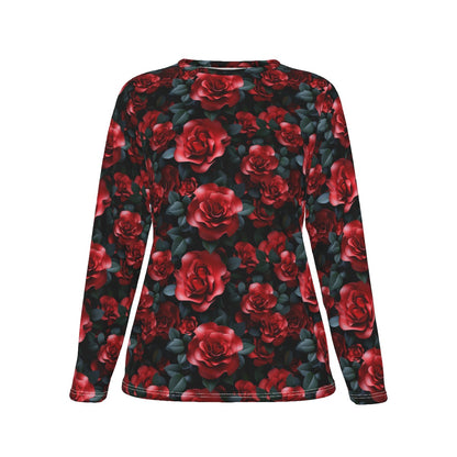 10 Beautiful Flower Designs, Women’s Oversized Cotton Tee Shirt
