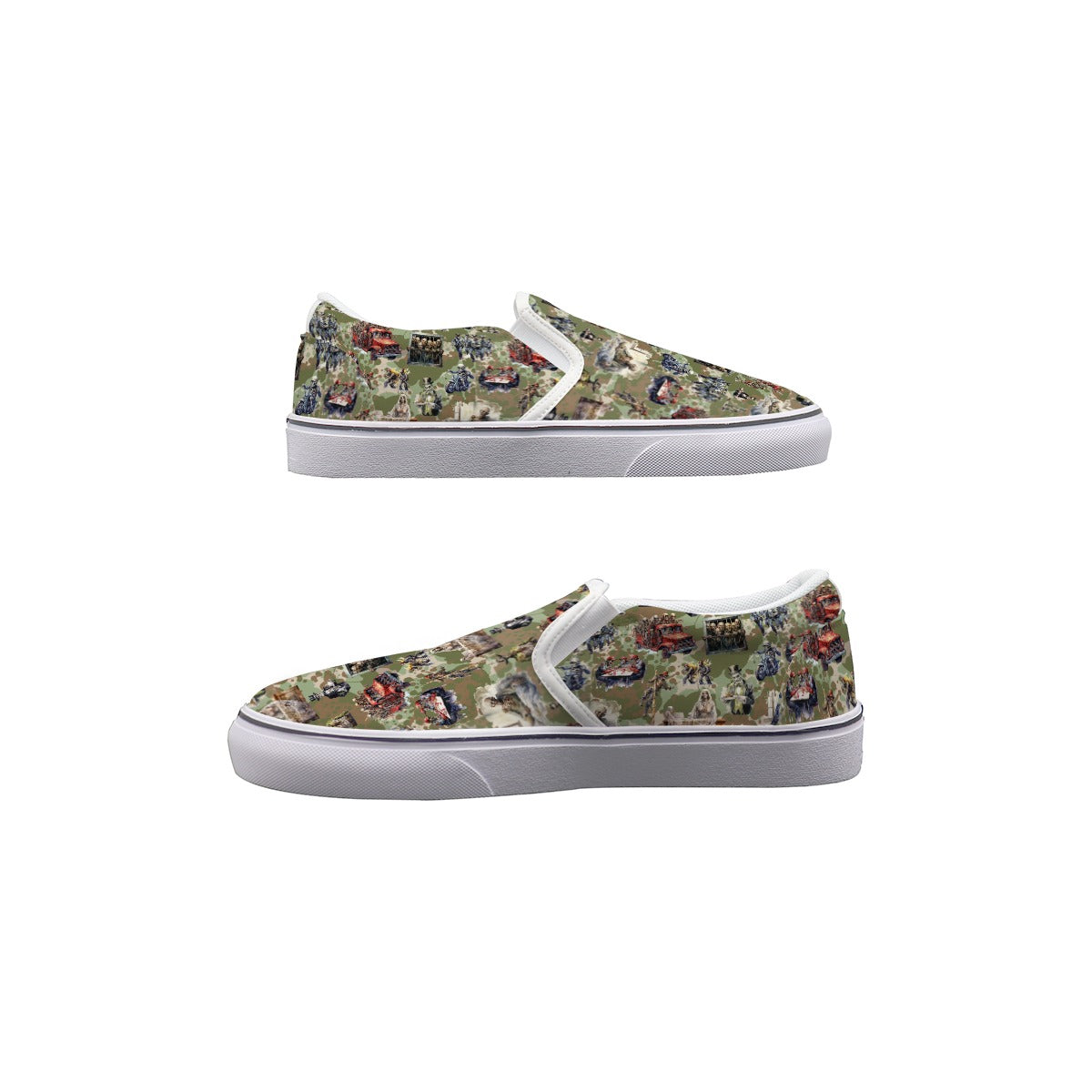 10 Misc Designs, Men's Slip On Sneakers