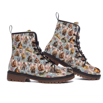 10 Bigfoot / Sasquatch Designs, Men’s Martin Short Boots