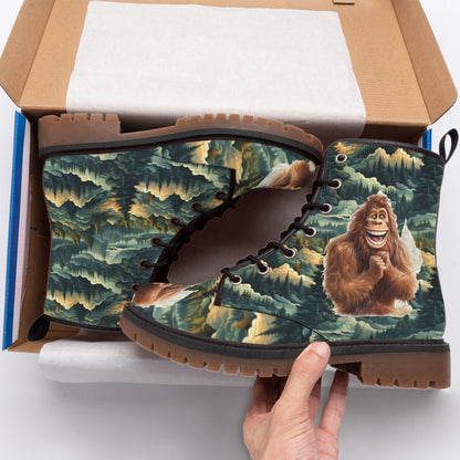 Sasquatch Bigfoot Themed, Women’s Martin Short Hiking Boots