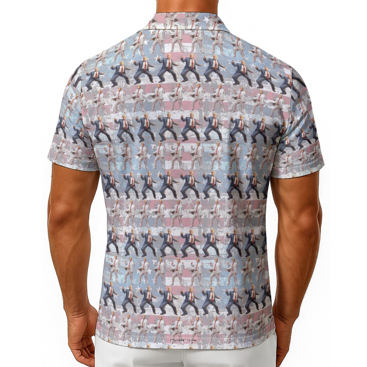 10 Donald Trump Designs, Mens Button Up Hawaiian Shirt