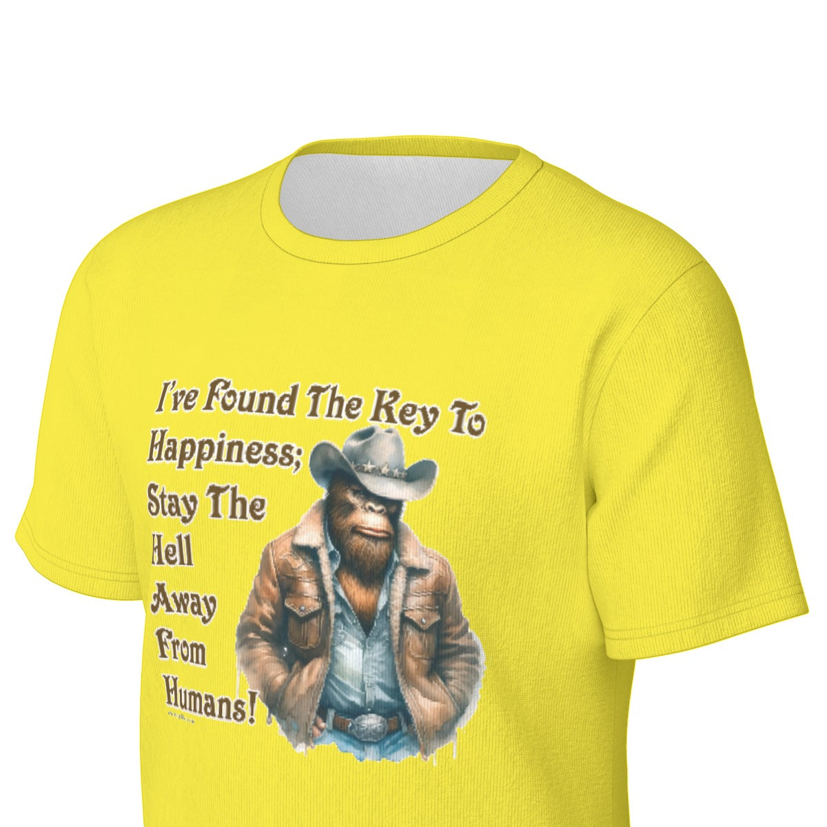 Bigfoot / Sasquatch "I found the key..", Unisex Short Sleeve O-Neck Cotton T Shirt