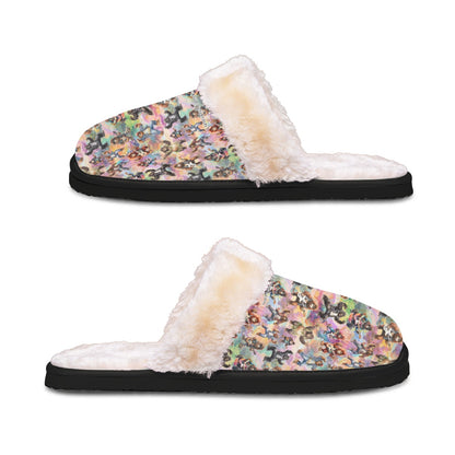 19 Bigfoot / Sasquatch Designs, Men’s Plush, Fuzzy Slippers