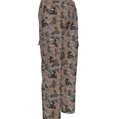 10 Bigfoot / Sasquatch Designs, Men’s Cargo Pants w/ Pockets