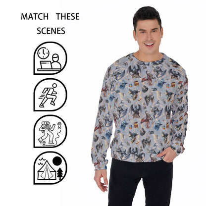 20 Misc Designs, Men’s Polyester Thickened Sweater