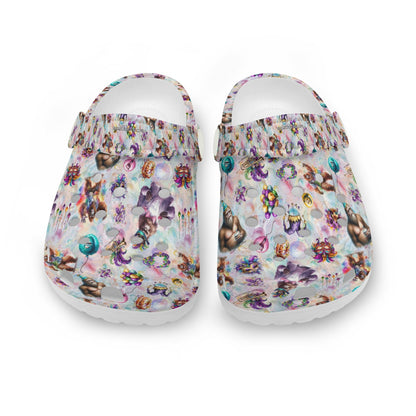 Mardi Gras Children’s Holed, Mule, Clogs, EVA, Gator Shoes