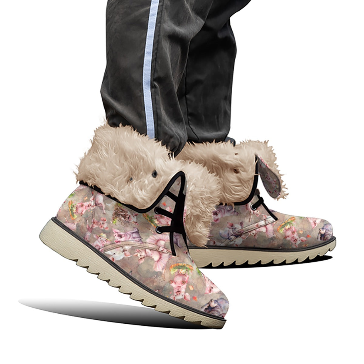 10 Animal Designs, Women’s Plush Velvet Lined Boots